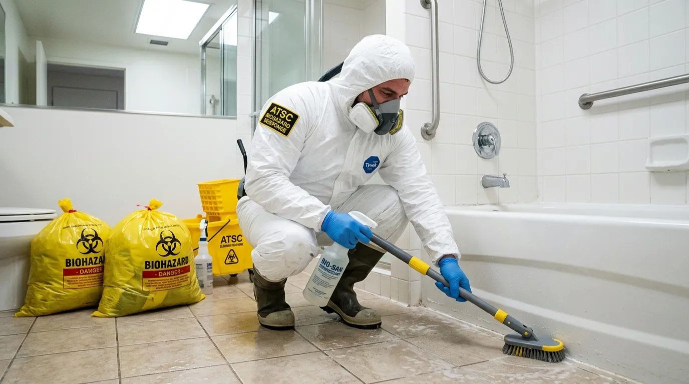 Decontamination equipment deployed for Blood Cleanup in Somerset